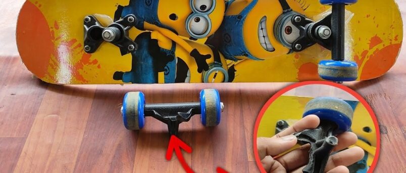 How do you repair a chipped skateboard