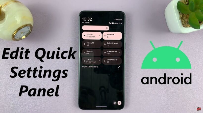 Customize Android Quick Settings Panel Without Root