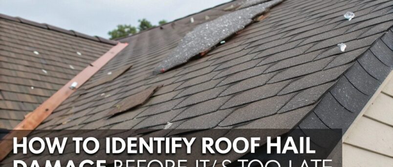What does a damaged roof look like