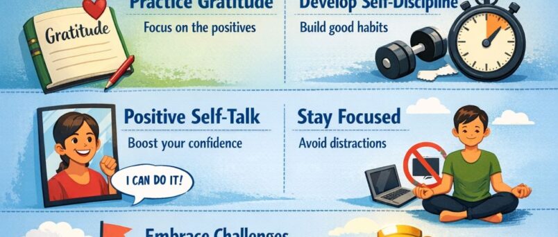 Person meditating and visualizing success to build a strong mindset