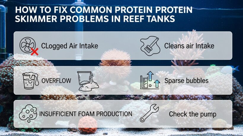 How to Fix Common Protein Skimmer Problems in Reef Tanks