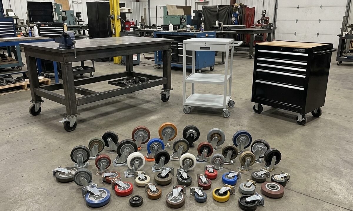 Discover how to choose the right caster wheels for carts, equipment, and workstations. Compare load capacity, wheel materials, floor protection, and mounts.