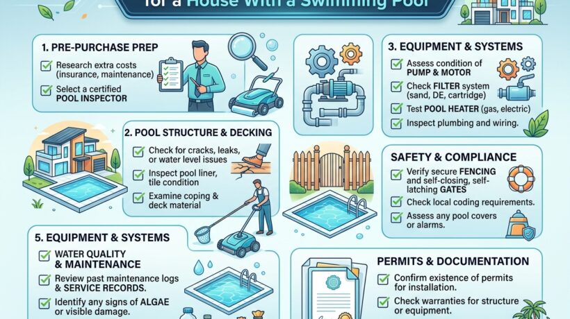 The 2026 Homebuyer’s Checklist for a House With a Swimming Pool