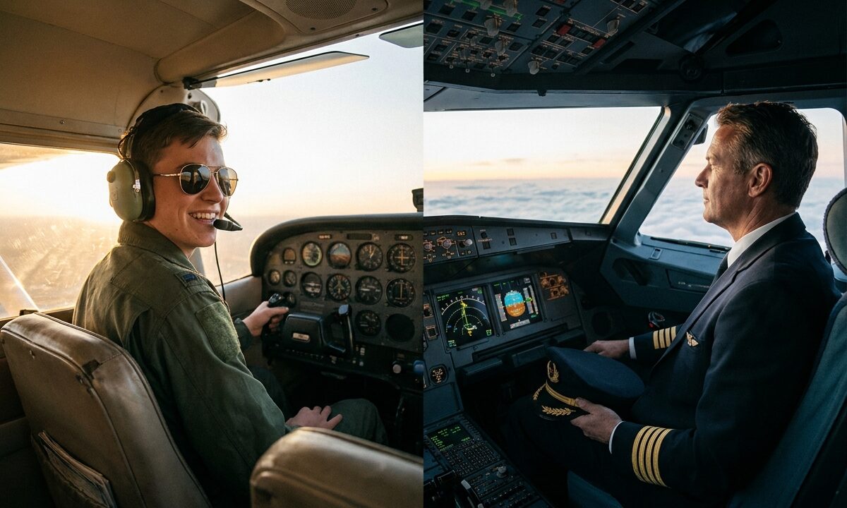 Launch your aviation career with a step-by-step roadmap. From your first flight lesson to your first paid pilot job, discover training costs, ratings, and tips.