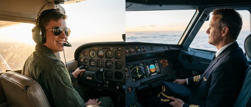 Launch your aviation career with a step-by-step roadmap. From your first flight lesson to your first paid pilot job, discover training costs, ratings, and tips.